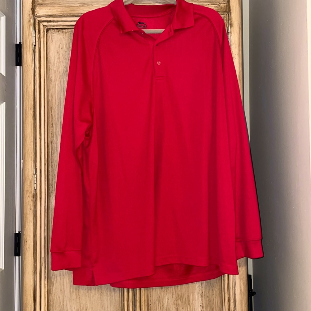 Men’s XXL Red Slazenger Long Sleeve Shirt
